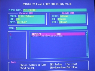 ASUS Blitz Extreme - P35 & DDR3 7. Guida all'aggiornamento del BIOS 4