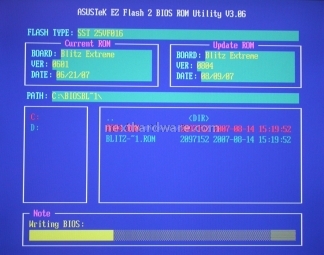 ASUS Blitz Extreme - P35 & DDR3 7. Guida all'aggiornamento del BIOS 8