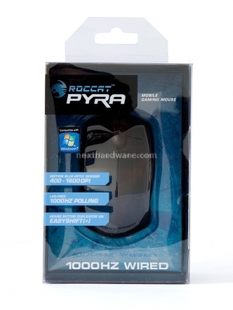 Roccat Pyra Mobile Gaming Mouse 1. Packaging e bundle 1