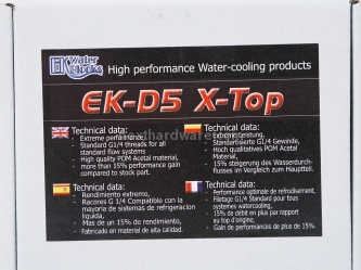 EK D5 X-Top & DDC Dual Turbo Top 1. Descrizione 3
