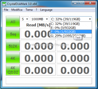 Patriot Inferno 100GB 11. Test: Crystal Disk Mark 3.0 2