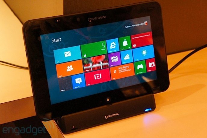 Qualcomm mostra un tablet windows rt con snapdragon s4