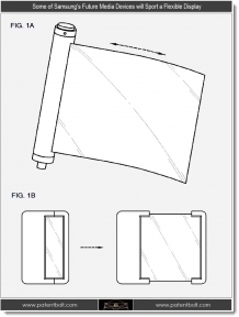 Samsung patent flexible display 1 image