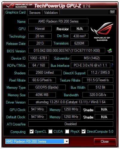 TechPowerUp rilascia gpu-z 0.7.6