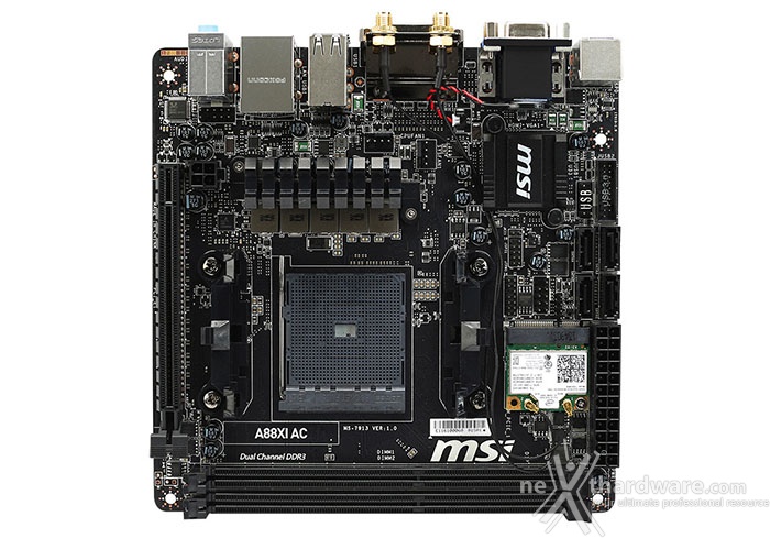 MSI a88xi ac: socket fm2+ in formato mini-itx [inc]