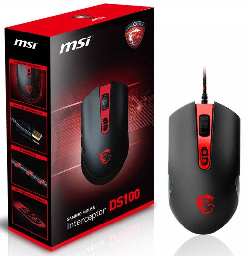 MSI annuncia il mouse gaming interceptor ds 100