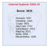 V8 Benchmark - Internet Explorer 32bit v9