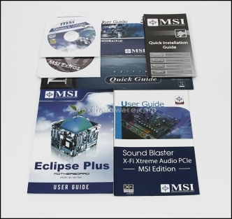 MSI X58 Eclipse Plus - Anteprima Italiana 2.Packaging e Bundle 5