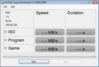 Corsair Force Series F100 10. Test: AS SSD BenchMark 1.43704 2