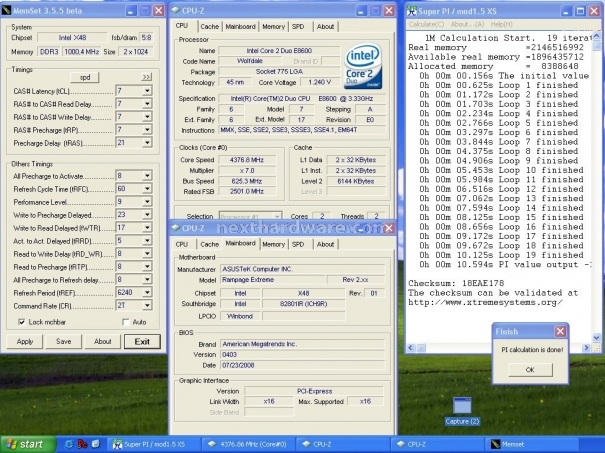 Asus Rampage Extreme, nata per stupire 9 - Overclocking 1