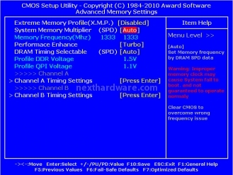 Gigabyte GA-H55-UD3H 4. BIOS e software di gestione 5