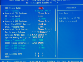 Gigabyte EX58 Extreme 6 - Bios: prima  parte 2