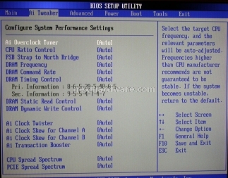 Asus P5E3 WS Professional 3.  Bios 2