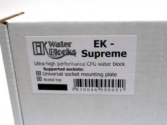 Ek Supreme Universal Waterblock 1. Descrizione 3