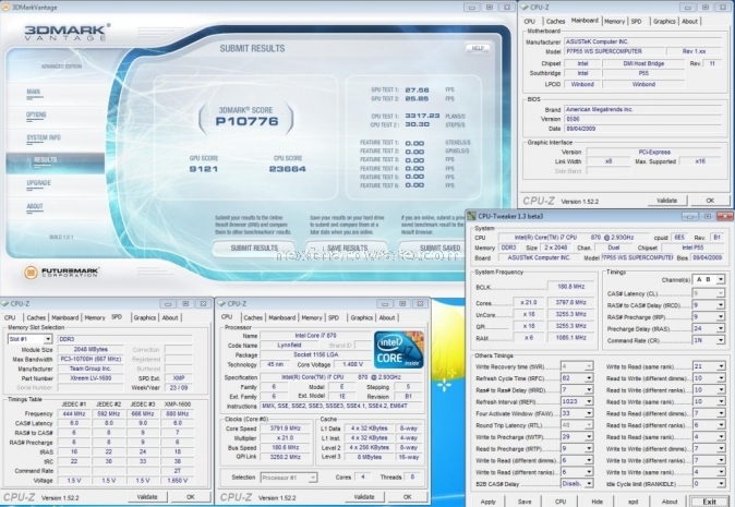 TEAM XTREEM LV 1600 TXD34096M1600HC6DC 8. Test delle memorie - Overclock 3