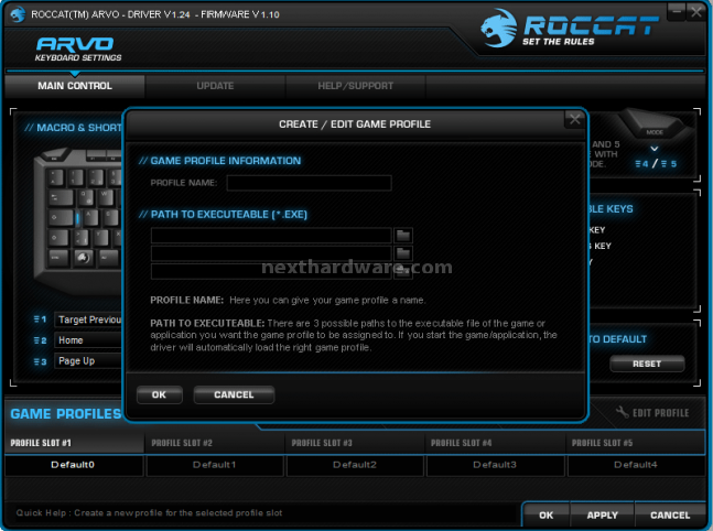 Roccat SDMS 10.Configurazione ARVO 5