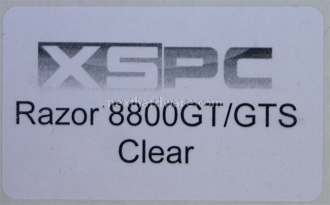 XSPC Razor 8800GT/GTS 1. Descrizione 2