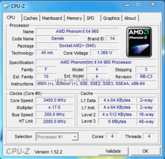 Gigabyte GA-790FXTA-UD5 e AMD Phenom II X4 965 C3 4. AMD Phenom II C2 vs C3 3