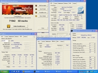 Corsair DDR3 2133 4 - Prove su chipset 790i 4