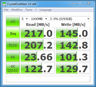 OCZ Vertex 2 100GB 11. Test: Crystal Disk Mark 3.0 4