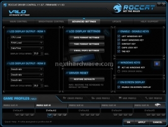 Roccat Valo 4. Configurazione VALO 3