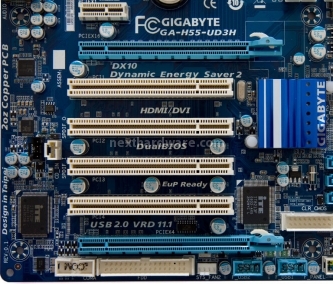 Gigabyte GA-H55-UD3H 2. La mainboard 7