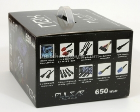 NOX  Case Cube e Alimentatore Pulsar 650W. 2.Imballo ed accessori NOX PULSAR 650W 2