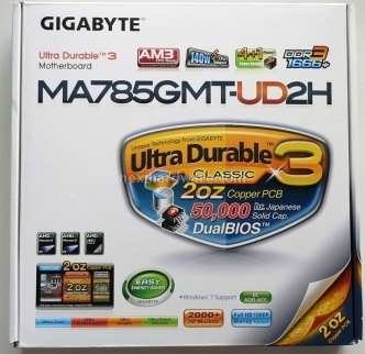 Gigabyte MA785GMT-UD2H - AMD 785G 2. La scheda - Parte prima 3