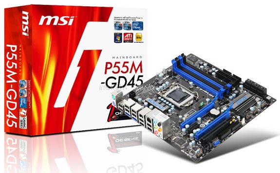 MSI presenta la P55M-GD45 Micro-ATX 1