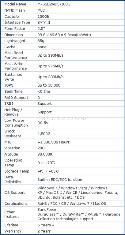 Mach Xtreme MX-DS 100GB 2