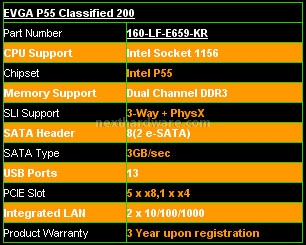 EVGA P55 Classified 200 1. Introduzione 2