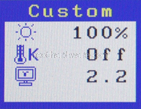 EIZO S2411W, sensibilità tecnologica 4. Design 3: pannello frontale e menu OSD 12