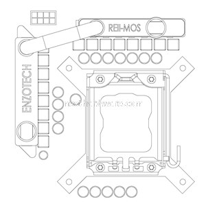 Enzotech EVX-58, AS-REII-SN,AS-REII-RAM e AS-REII-RAM 10