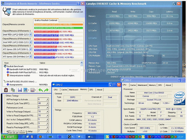 DDR3  1600 7-7-7@1.8v da Super Talent 7. Test Burn-up 2