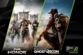 In omaggio un codice di For Honor o Tom Clancy's Ghost Recon Wildlands con l'acquisto di una GeForce GTX 1080 o GTX 1070.