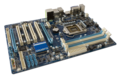 Gigabyte propone una nuova scheda madre equipaggiata con chipset Intel H55 in grado di supportare in pieno le cpu Intel Clarkdale