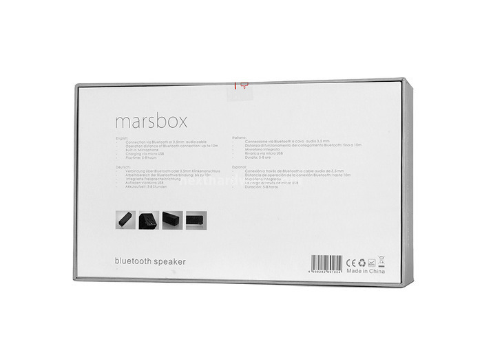 Marsbox Multimedia Bluetooth Speaker 1. Packaging e bundle 2