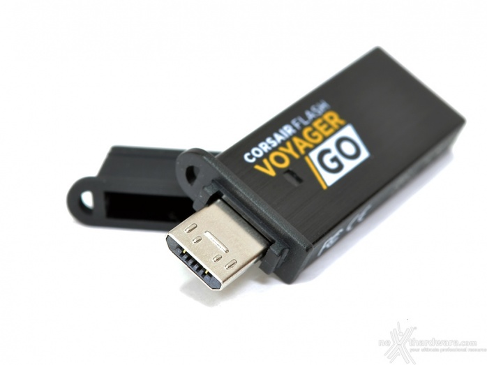 Corsair Flash Voyager GO 2. Vista da vicino 3