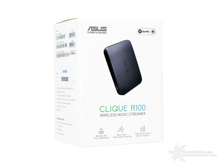 ASUS Clique R100 1. Confezione e bundle 1