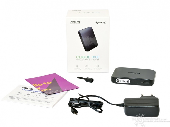 ASUS Clique R100 1. Confezione e bundle 4