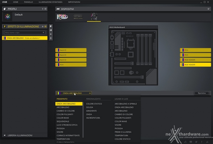 CORSAIR iCUE e schede madri ASUS 