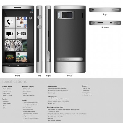 Windows Phone 7 Concept by XDA 1