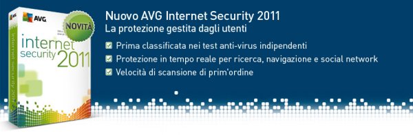 AVG annuncia il rilascio della nuova Suite di sicurezza AVG 2011 1