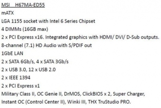 Tutte  le mainboard MSI per Sandy Bridge 4