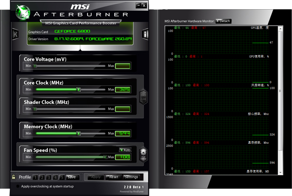 Rilasciato il nuovo MSI Afterburner con supporto alla HD 6990 e alla GTX 590 1