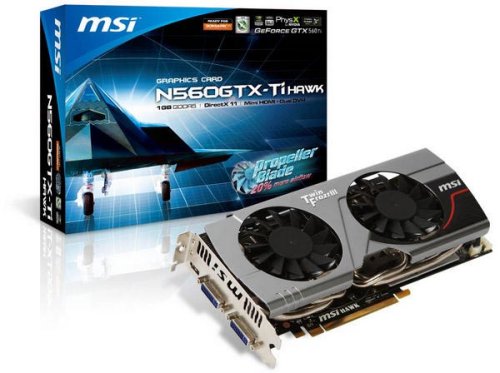 MSI annuncia la nuova N560GTX Ti HAWK 1