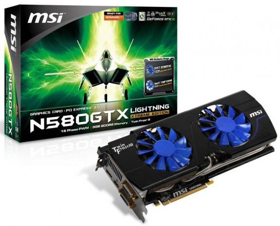 MSI N580GTX Lightning Xtreme Edition 1