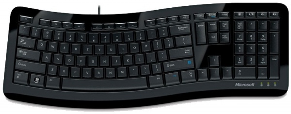 Microsoft presenta la tastiera Comfort Curve 3000 1
