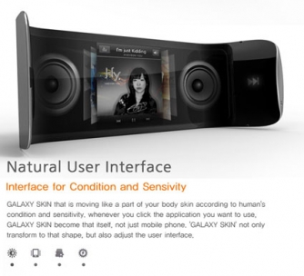 Samsung Galaxy Skin il primo concept di smartphone flessibile 12