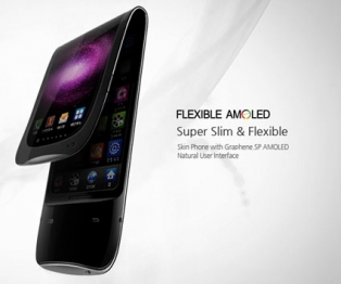 Samsung Galaxy Skin il primo concept di smartphone flessibile 2